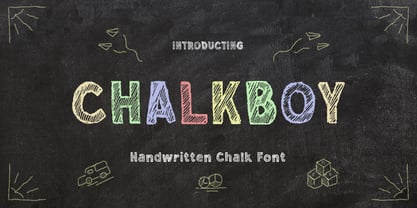 Chalkboy Font Poster 1