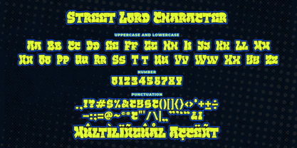 Street Lord Font Poster 5