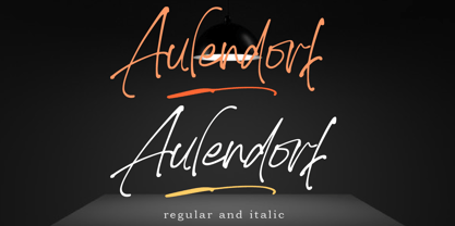 Aulendorf Font Poster 8