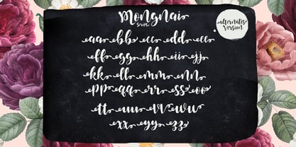 Mongnai Script Font Poster 5