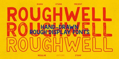 Roughwell Font Poster 1