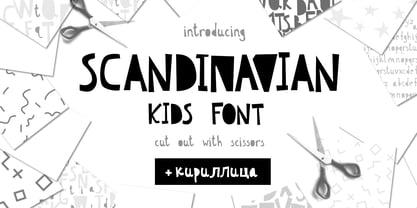 Scandinavian Cyrillic Font Poster 1