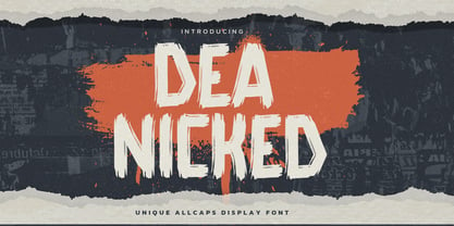 Deanicked Font Poster 1