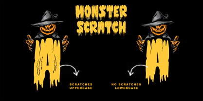 Monster Scratch Fuente Póster 7
