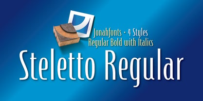 Steletto Font Poster 1
