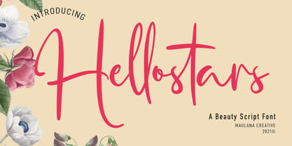 Hellostars Font Poster 1