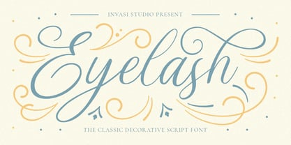 Eyelash Font Poster 1