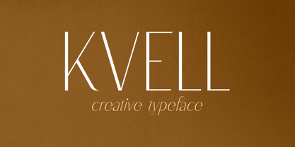 Kvell Font Poster 1