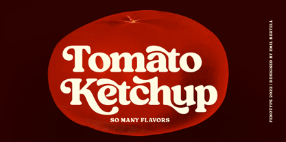 Tomato Ketchup Fuente Póster 6