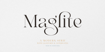 Maglite Font Poster 1
