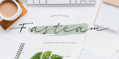Fasteam Font Poster 1