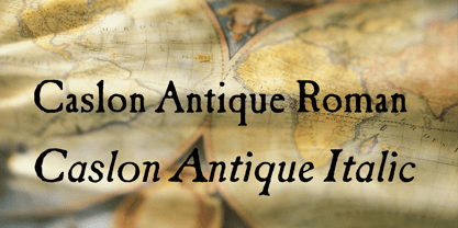 Caslon Antique Font Poster 2