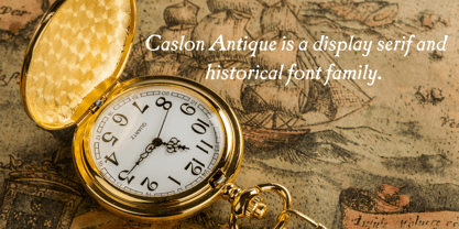 Caslon Antique Font Poster 6