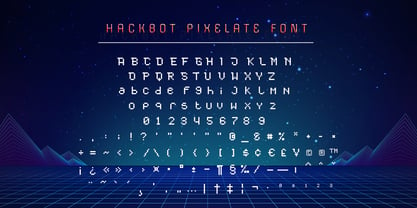 Hackbot Font Poster 2