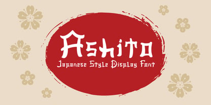 Ashito Japanese Font Poster 1