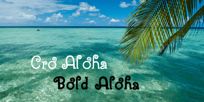 Cro Aloha Font Poster 3