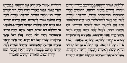 Hebrew Caligraphic Stam Std Fuente Póster 3