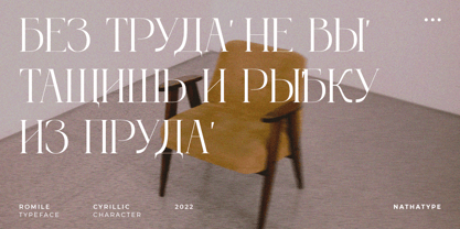 Romile Font Poster 6