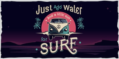 Dark Surfer Font Poster 5