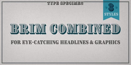 Brim Combined Font Poster 1