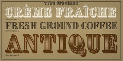 Brim Combined Font Poster 6