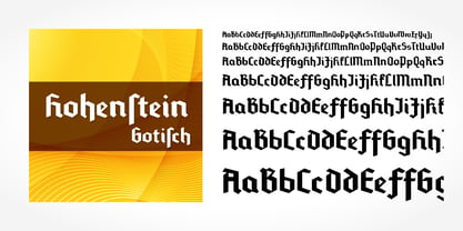 Hohenstein Gotisch Pro Font Poster 5