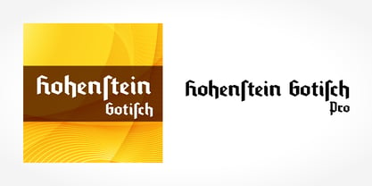Hohenstein Gotisch Pro Font Poster 1