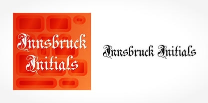 Innsbruck Initials Font Poster 1