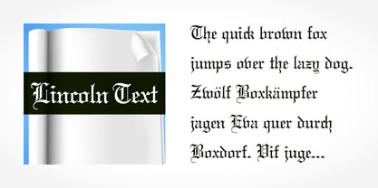 Lincoln Text Pro Font Poster 4