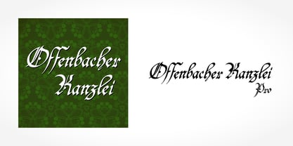 Offenbacher Kanzlei Pro Font Poster 1