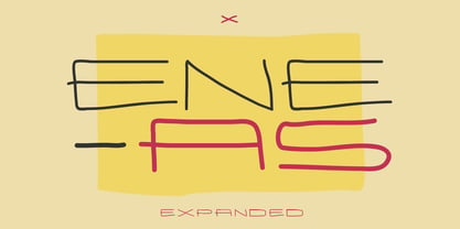 Eneas Expanded Font Poster 1