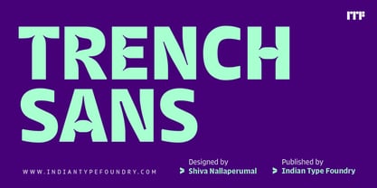 Trench Sans Font Poster 4
