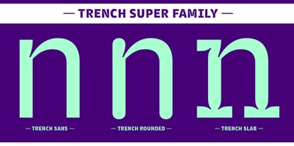 Trench Sans Font Poster 7