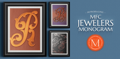MFC Jewelers Monogram Font Poster 1