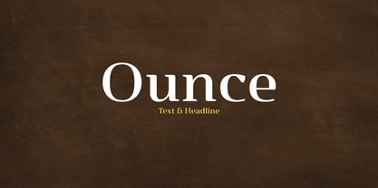 Ounce Fuente Póster 2