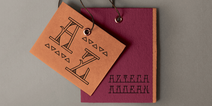 MFC Mastaba Monogram Font Poster 4