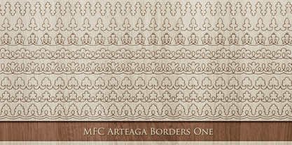 MFC Arteaga Borders One Font Poster 2