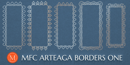 MFC Arteaga Borders One Font Poster 1