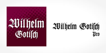 Wilhelm Gotisch Pro Font Poster 1