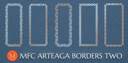 MFC Arteaga Borders Two Font Poster 1