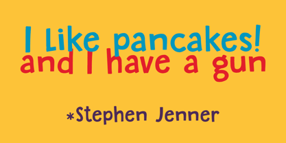 Sugary Pancake Font Poster 2