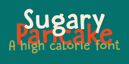 Sugary Pancake Font Poster 1