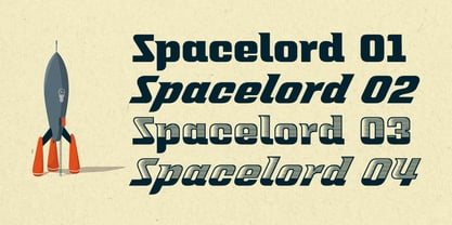 Spacelord Font Poster 3