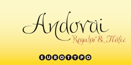 Andovai Font Poster 1