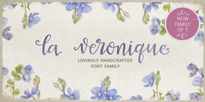 La Veronique Font Poster 1