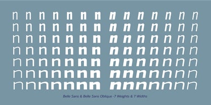 Belle Sans Font Poster 3