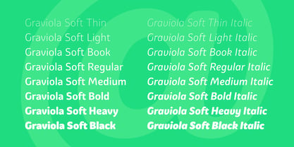 Graviola Soft Font Poster 9