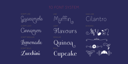 Culinary Font Poster 3