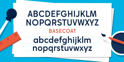 Basecoat Font Poster 2
