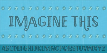 Imagine This Font Poster 1